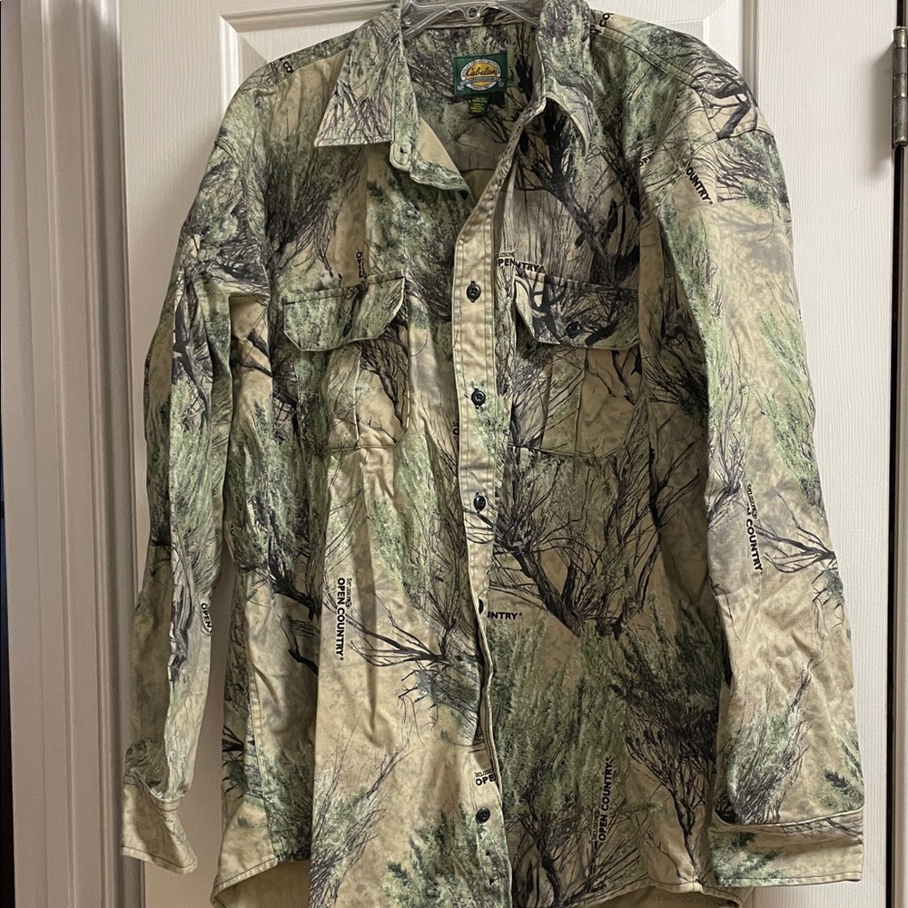 Cabela's Seclusion 3D Open Country Men’s XL Camo Shirt